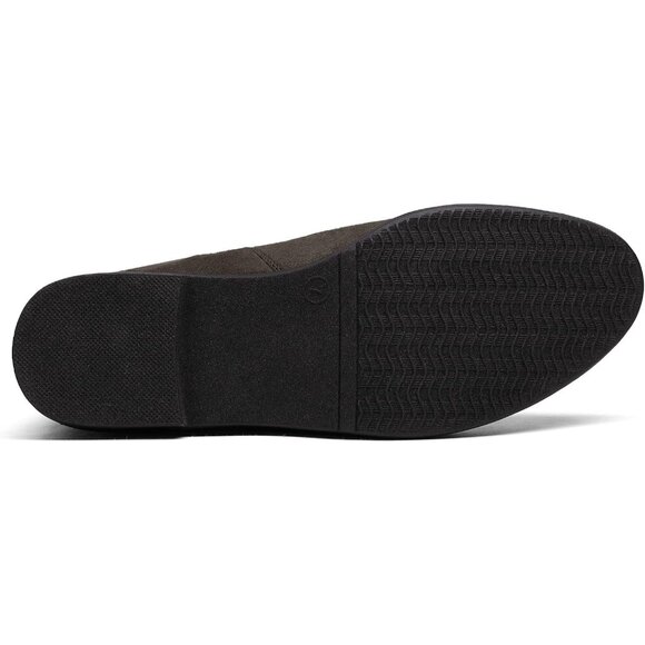 Women's Khaki Textile Suede Over The Knee Thigh High Winter Riding Boots - Picture 5 of 7